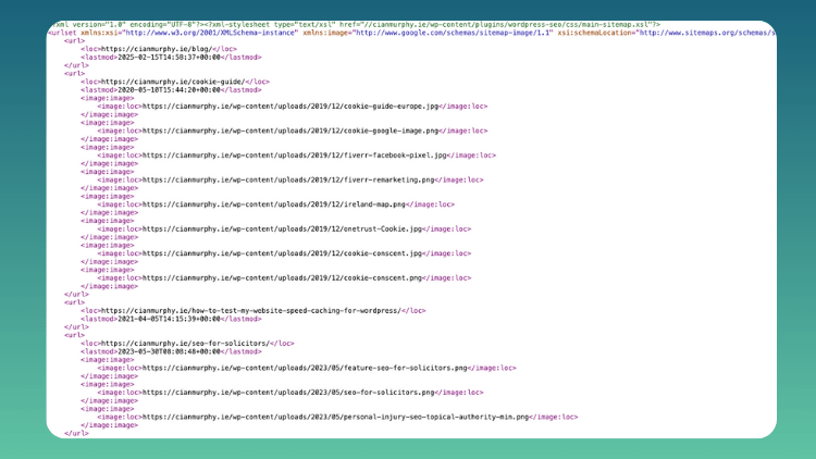 sitemap example